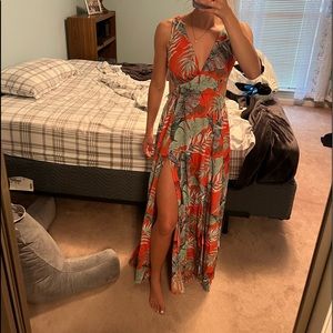 Tropical Maxi Dress
